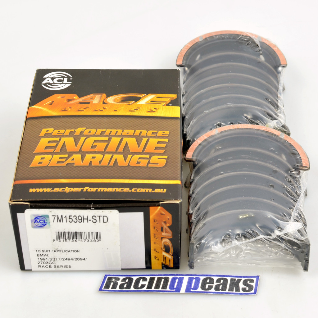 ACL Race 7M1539H main bearings fits BMW M20B20 M20B23 M20B25 M20B27 1977-1988