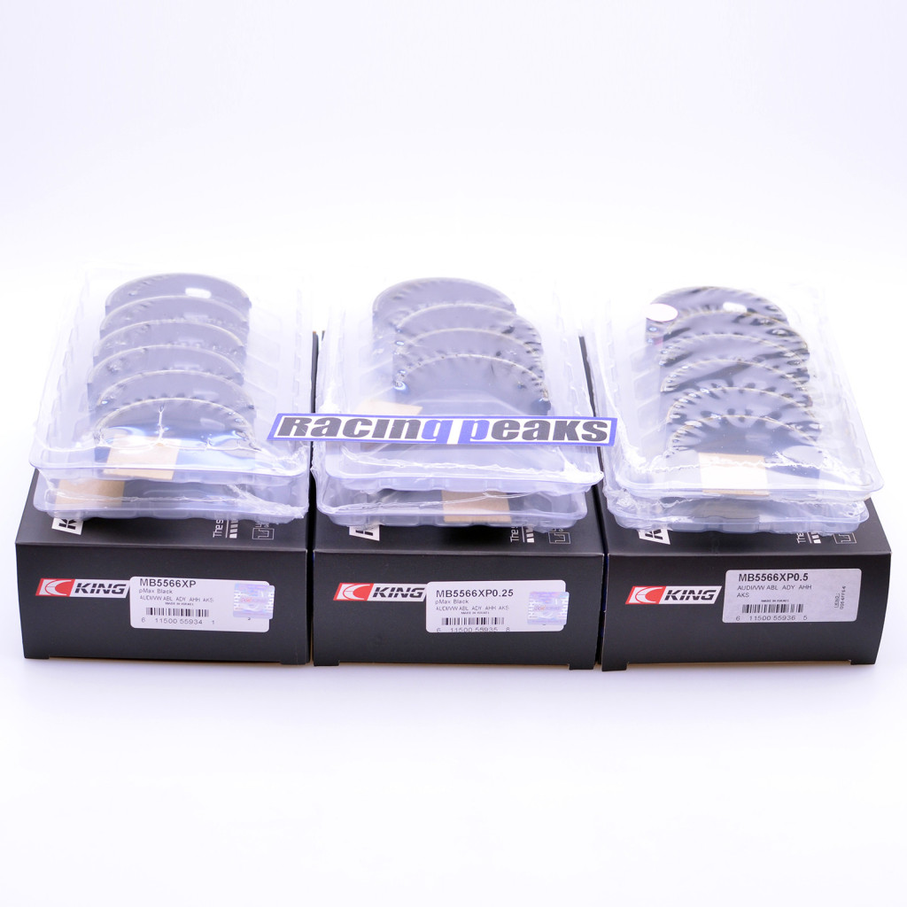King Racing MB5566XP main bearings fits VW Audi 1.8 2.0 8v 16v ABF 9A KR PL PG