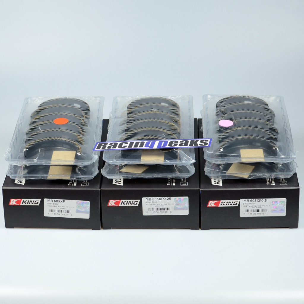 King Racing MB605XP main bearings fits Audi 2.1T 2.2T S2 RS2 S6 AAN ABY 3B