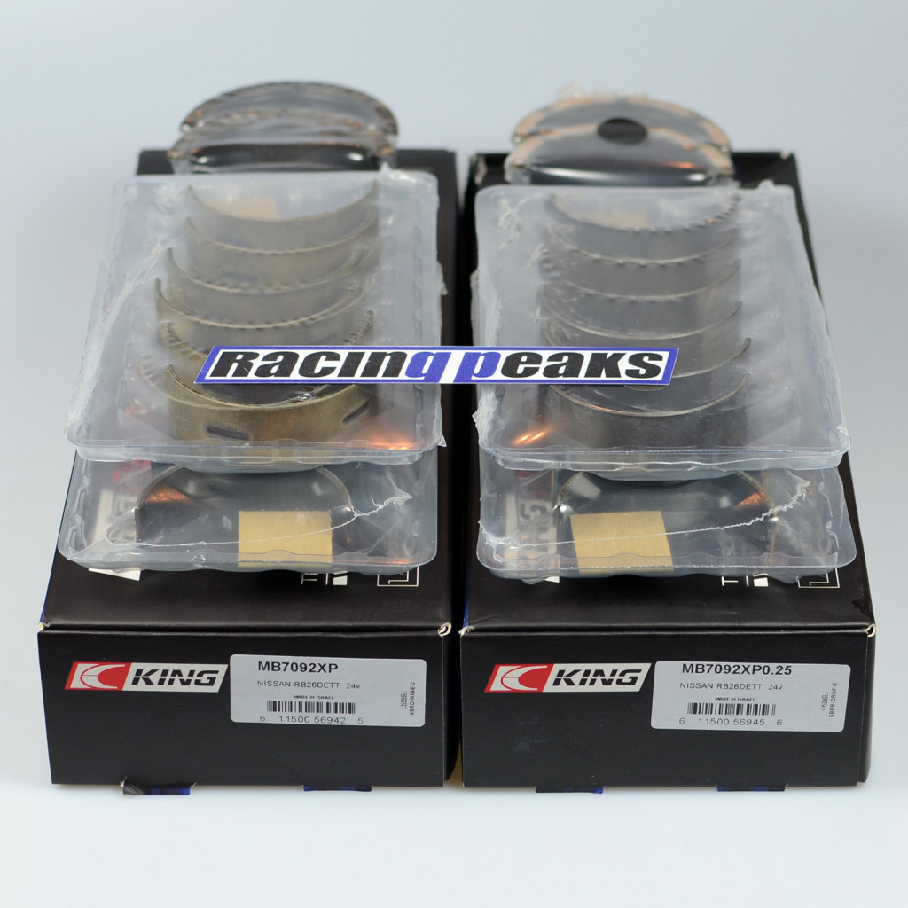 King Racing MB7092XP main bearings fits Nissan 2.6L RB26 Skyline 24v