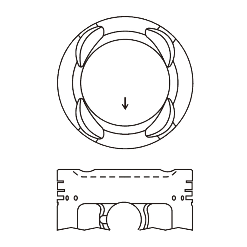 Piston set fits Suzuki Vitara Swift Cultus Baleno 1.6 1990-2003 G16B 16v