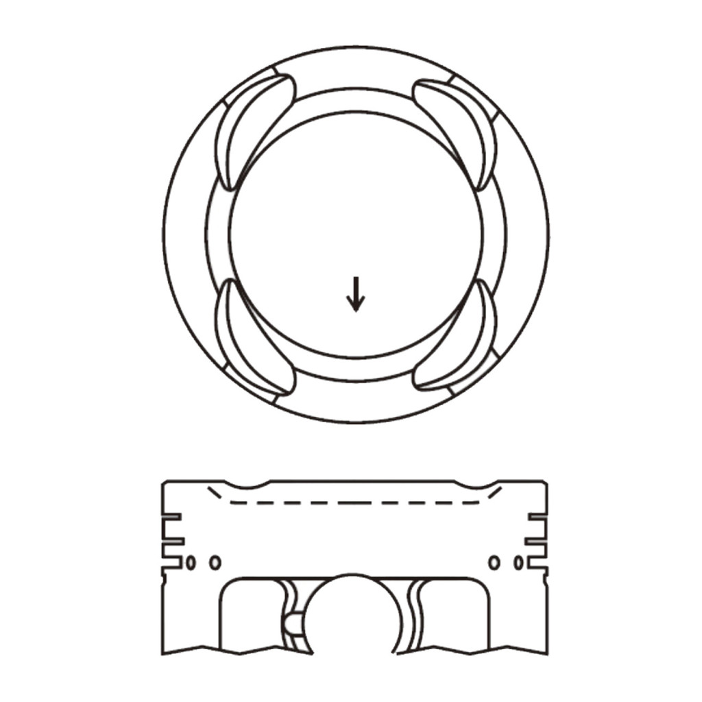 Piston set fits Suzuki Vitara Swift Cultus Baleno 1.6 1990-2003 G16B 16v