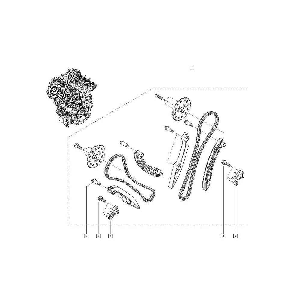 Timing chain kit fits Nissan Pathfinder Navara EX30d FX30d M30d 3.0d V9x