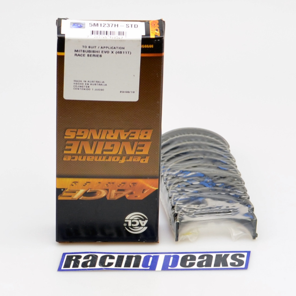 ACL Race 5M1237H main bearings fits Mitsubishi 4B11 Lancer Evo X 2.0 2007-16