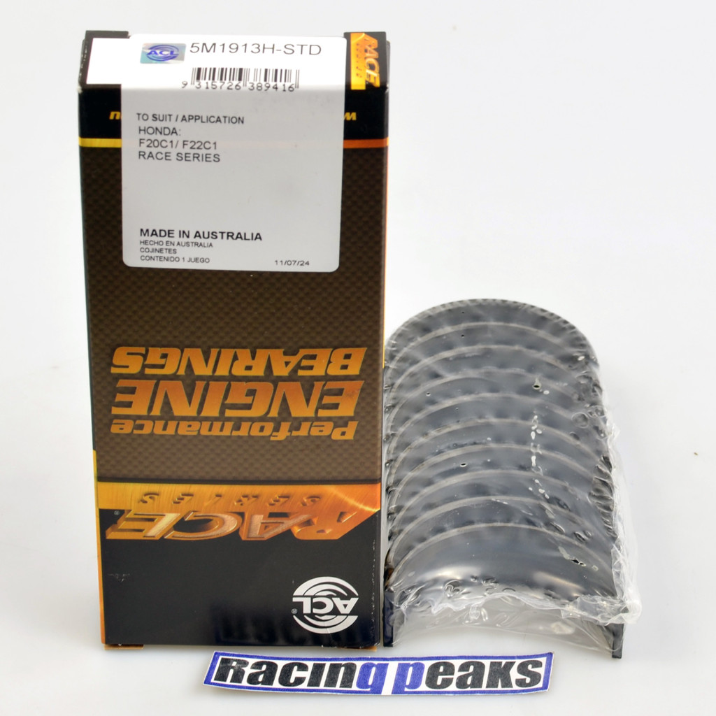 ACL Race 5M1913H main bearings fits Honda S2000 2.0 2.2 F20C1 F22C1 16v