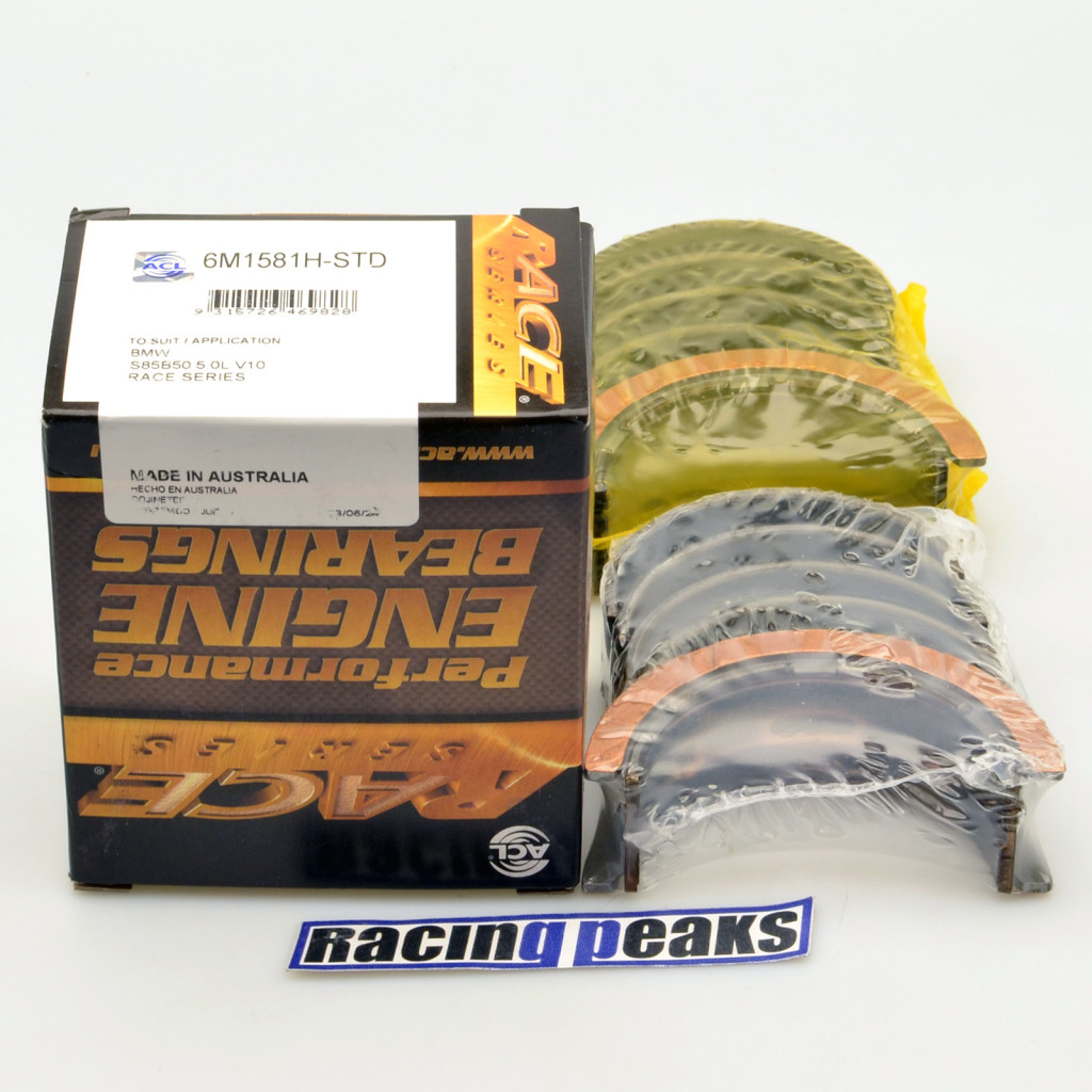 ACL Race 6M1581H main bearings fits BMW S85B50 5.0L M5 M6 E60 E63 E64 v10