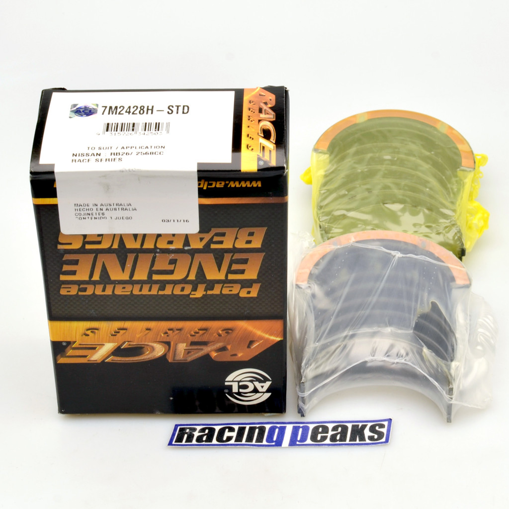 ACL Race 7M2428H main bearings fits Nissan RB26DETT RB26 GTR R34 2.6L