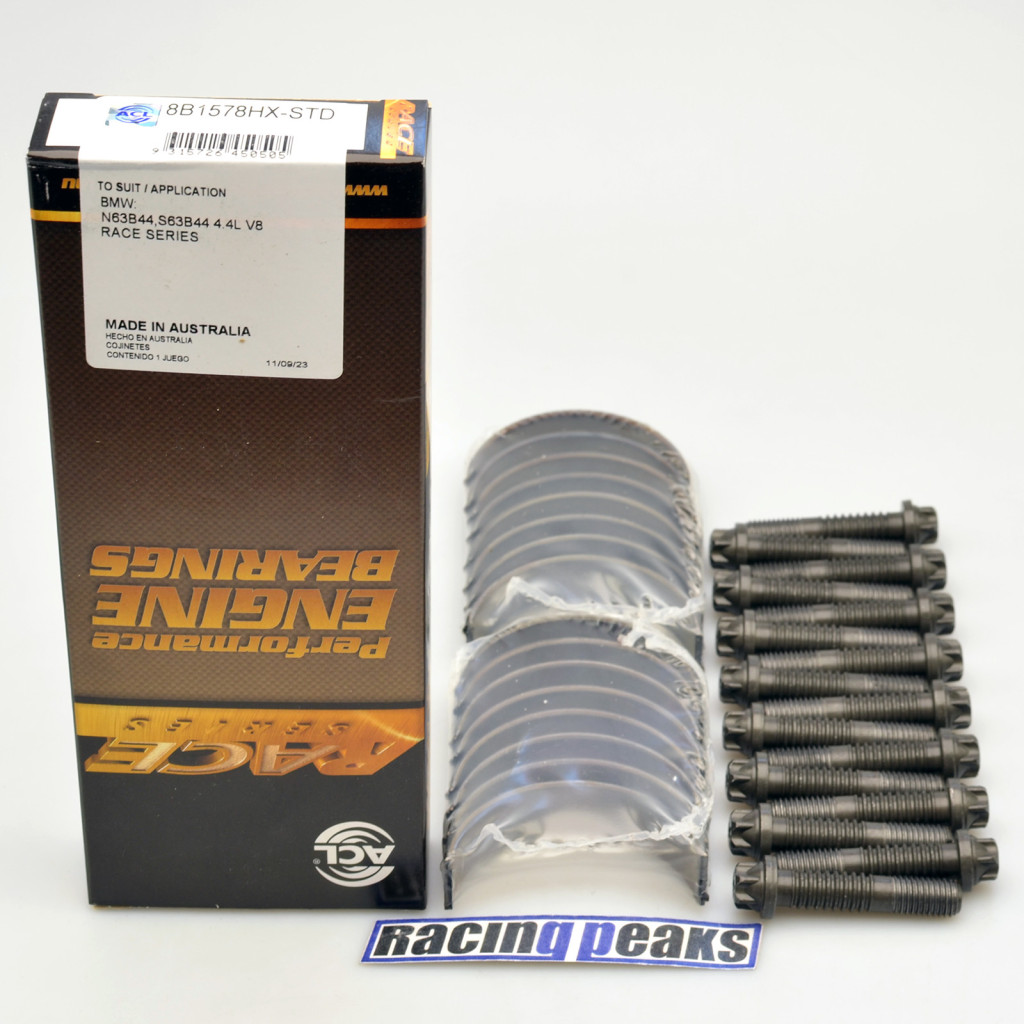 ACL Race 8B1578HX rod bearings bolts fits BMW S63B44 N63B44 M5 F10 F90 4.4