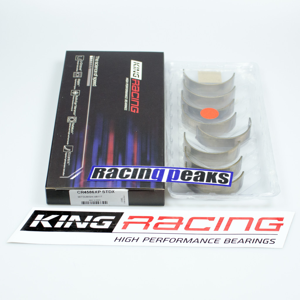 King Racing CR4586XP rod bearings fits Mitsubishi 2.0L 16v 4B11 Evo10