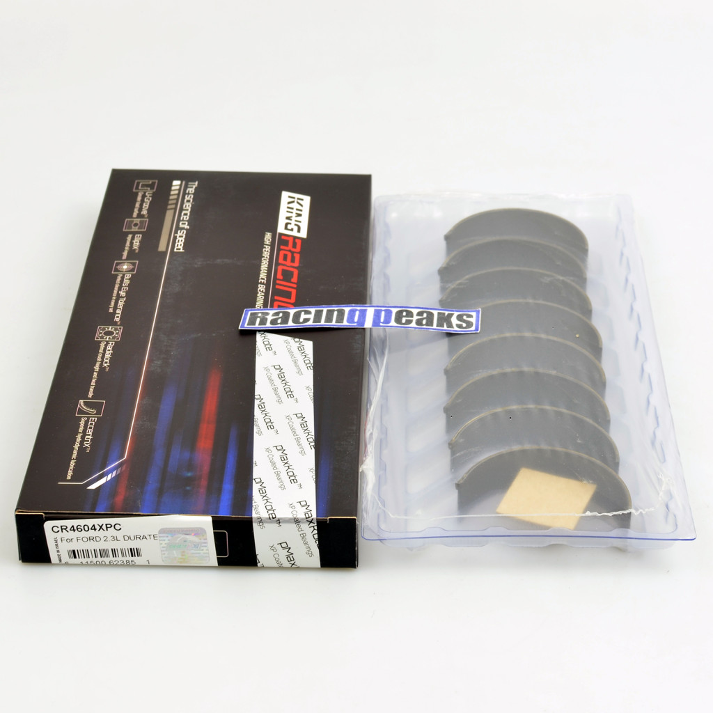 King Racing CR4604XPC coated rod bearings fits Ford Focus RS Mustang 2.0T 2.3T