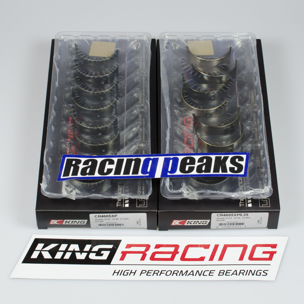 King Racing CR4605XP rod bearings fits Suzuki 1.3L 8v 16v G13A G13B G13BA