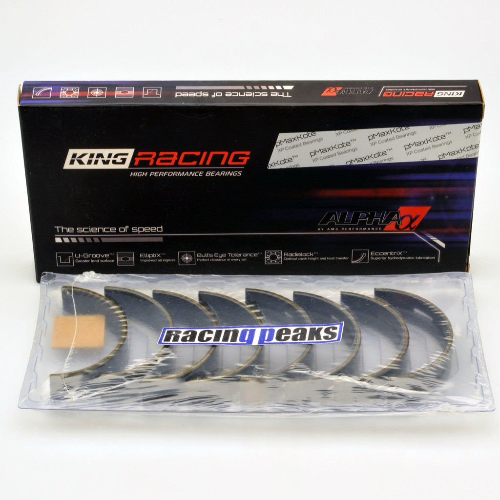 Polymer coated alpha main bearings fits Nissan VR30DDTT VR38DETT VQ35HR VQ37VHR