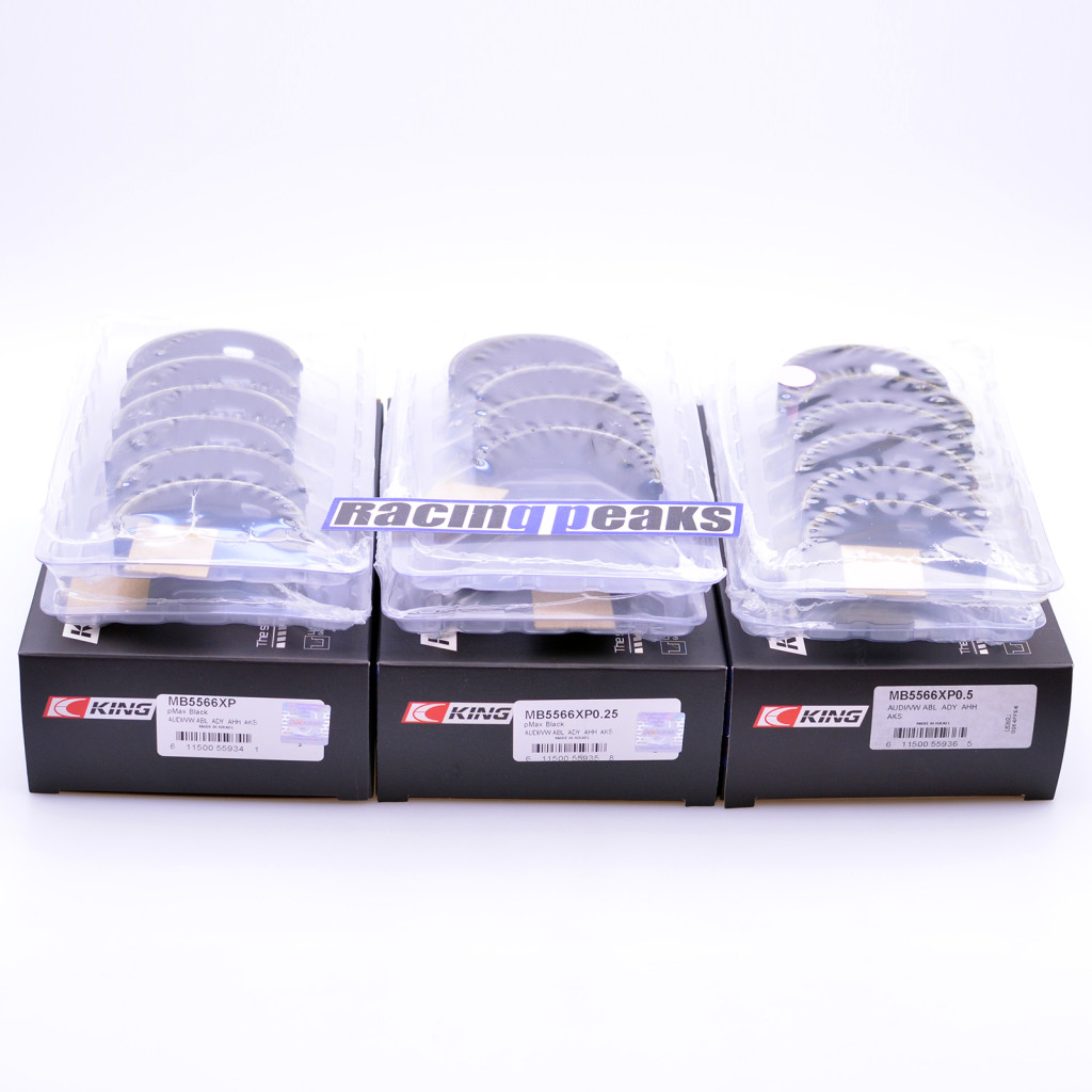 King Racing MB5566XP main bearings fits VW Audi 1.8 2.0 8v 16v ABF 9A KR PL