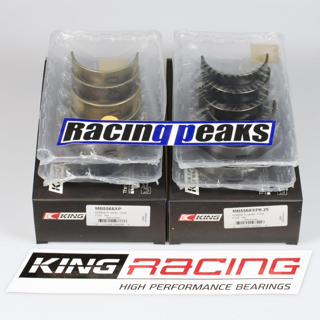 King Racing MB5568XP main bearings fits Honda D16ABYZ D17AZ B20A H22AZ F23AZ