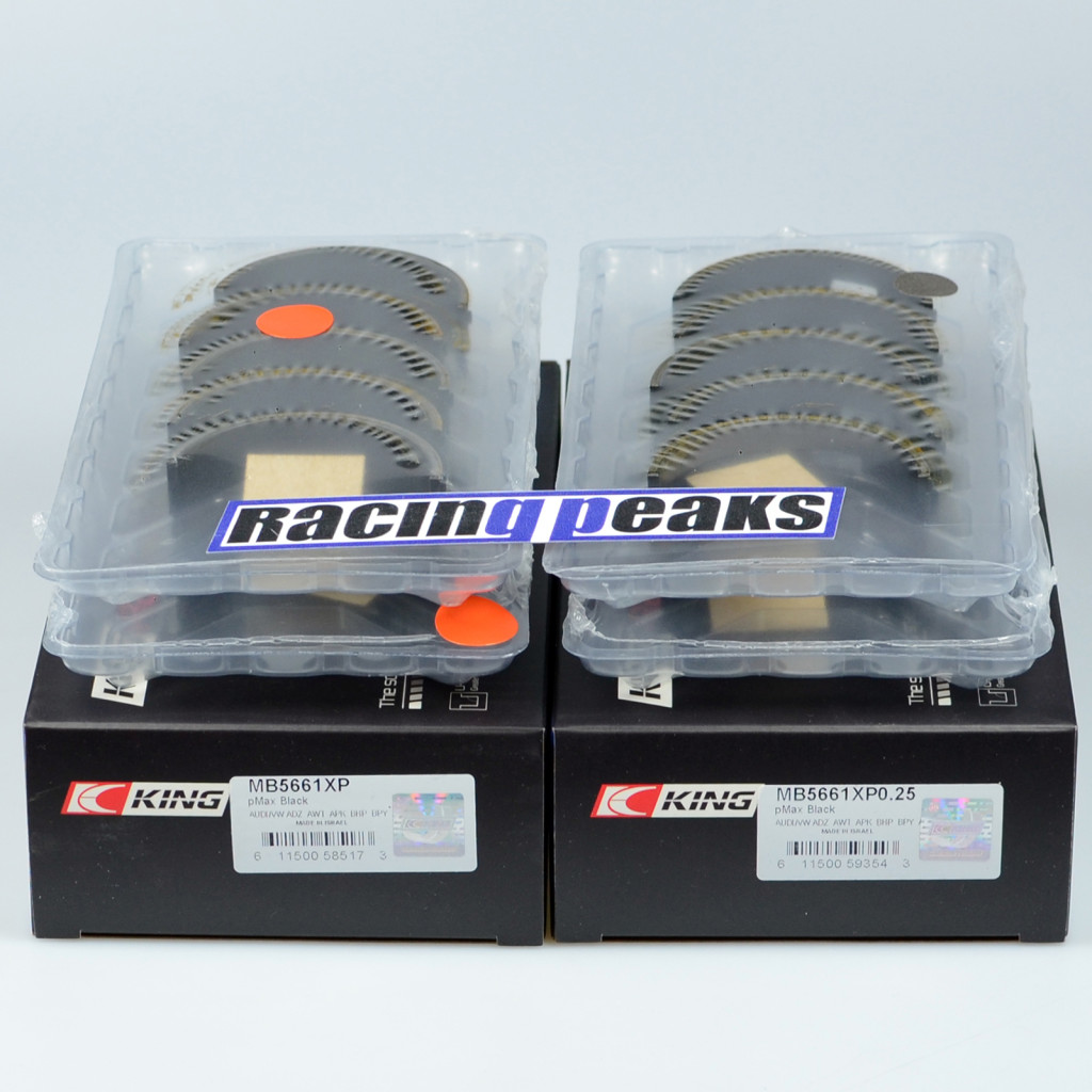 King Racing MB5661XP main bearings fits VW Audi 1.8T 20v 1.8L 2.0L 8v 16v