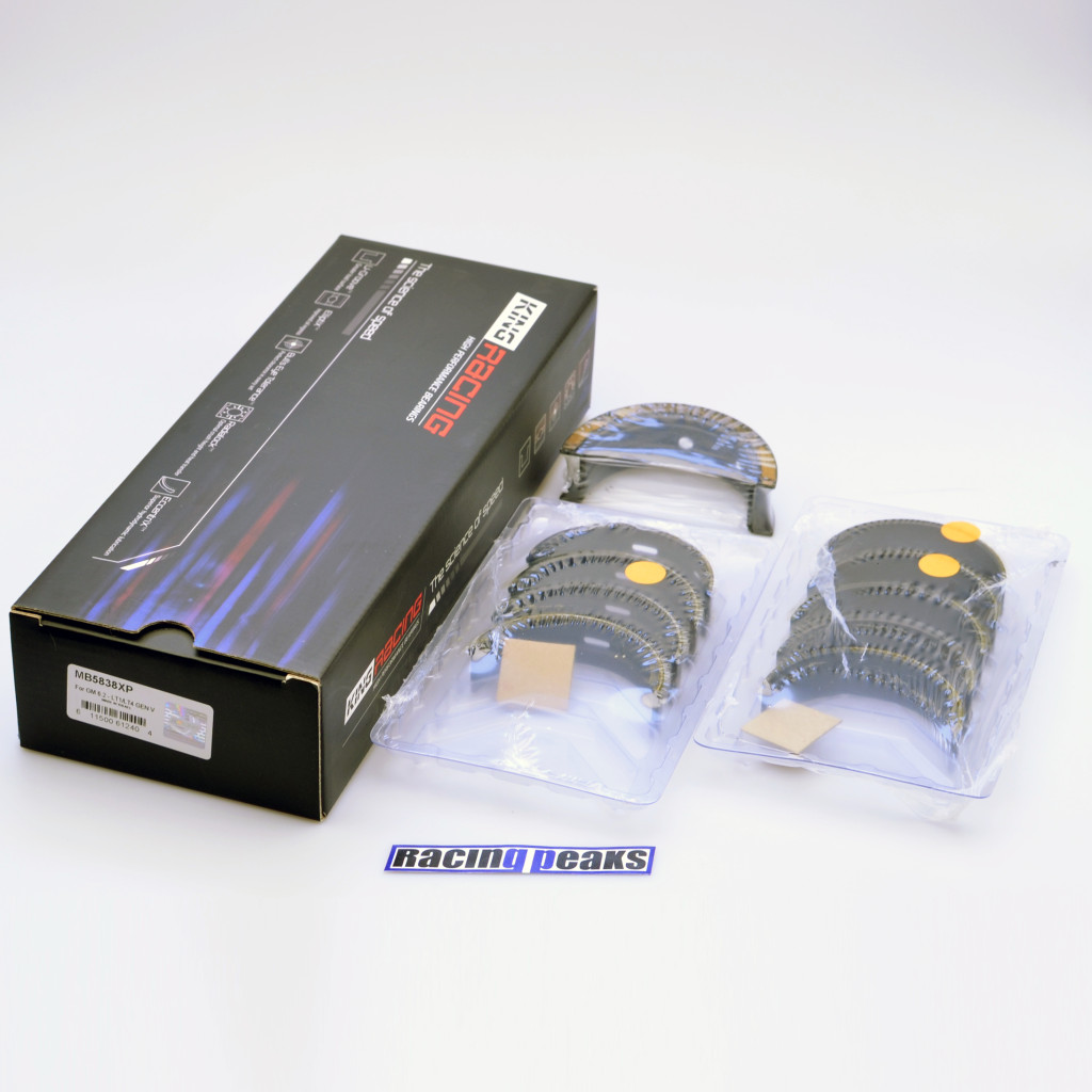 King Racing MB5838XP main bearings fits GM 6.2L Gen V LT1 LT4 L86 V8 EcoTec3