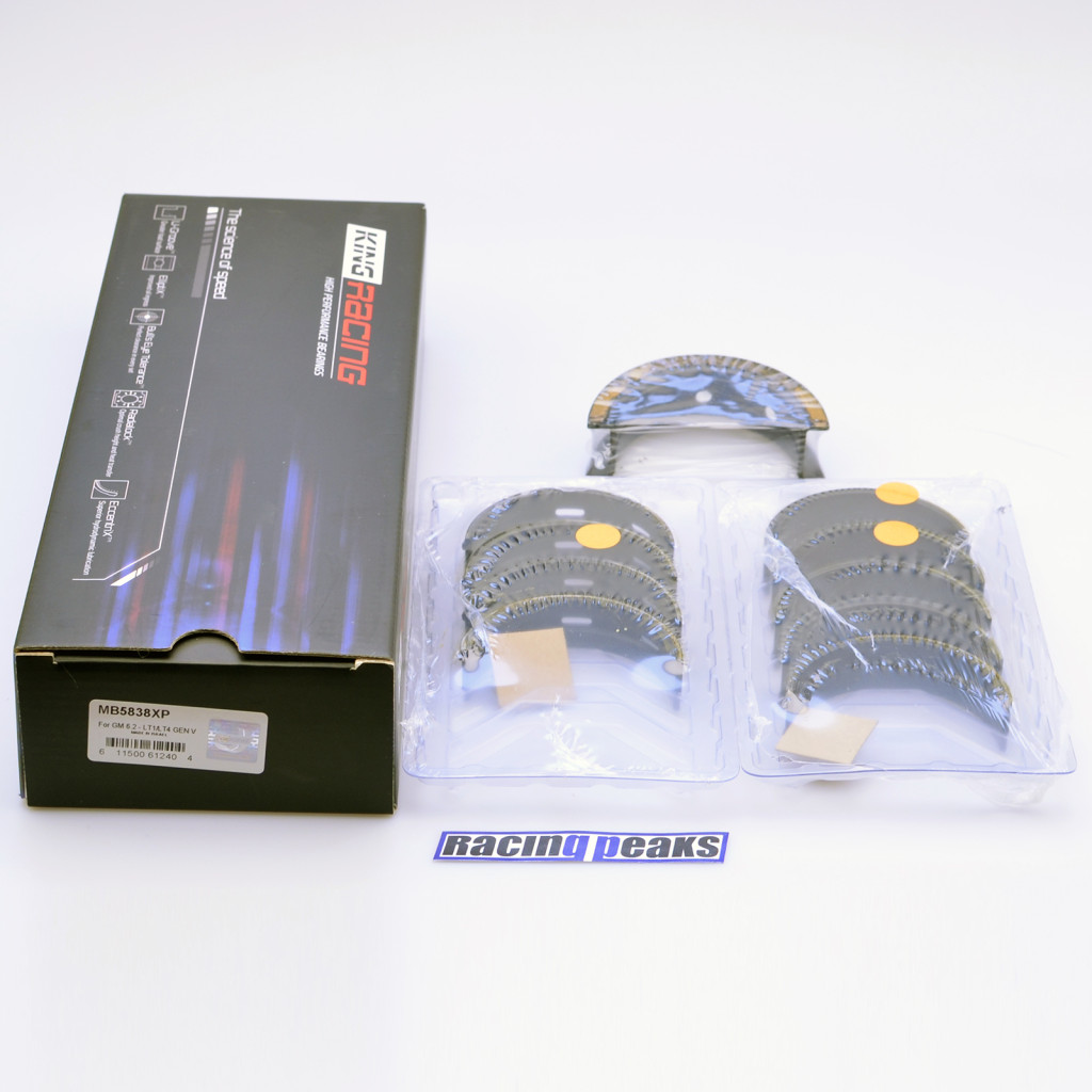 King Racing MB5838XP main bearings fits GM 6.2L Gen V LT1 LT4 L86 V8 EcoTec3