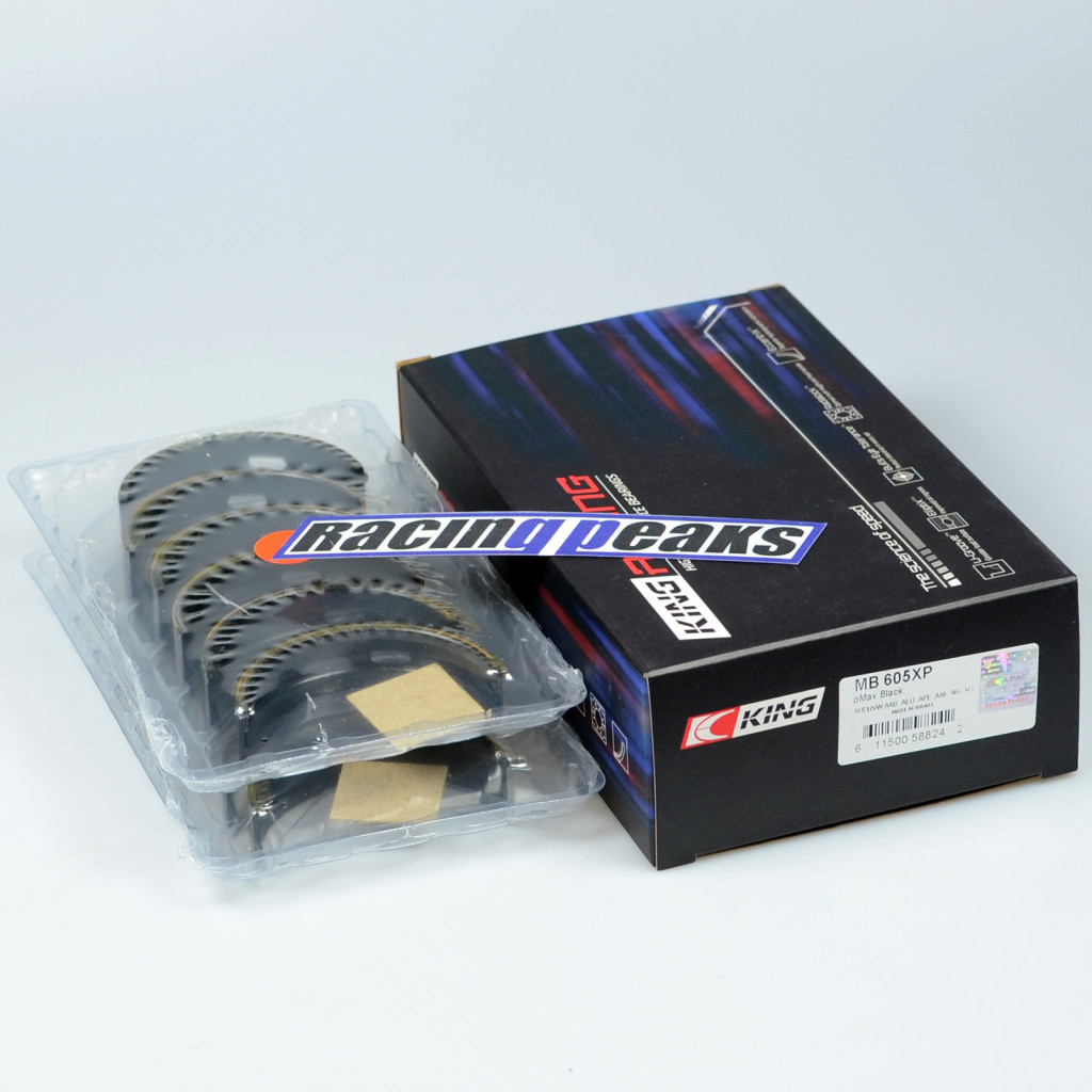 King Racing MB605XP main bearings fits Audi 2.1T 2.2T S2 RS2 S1 S6 ADU AAN ABY 3B