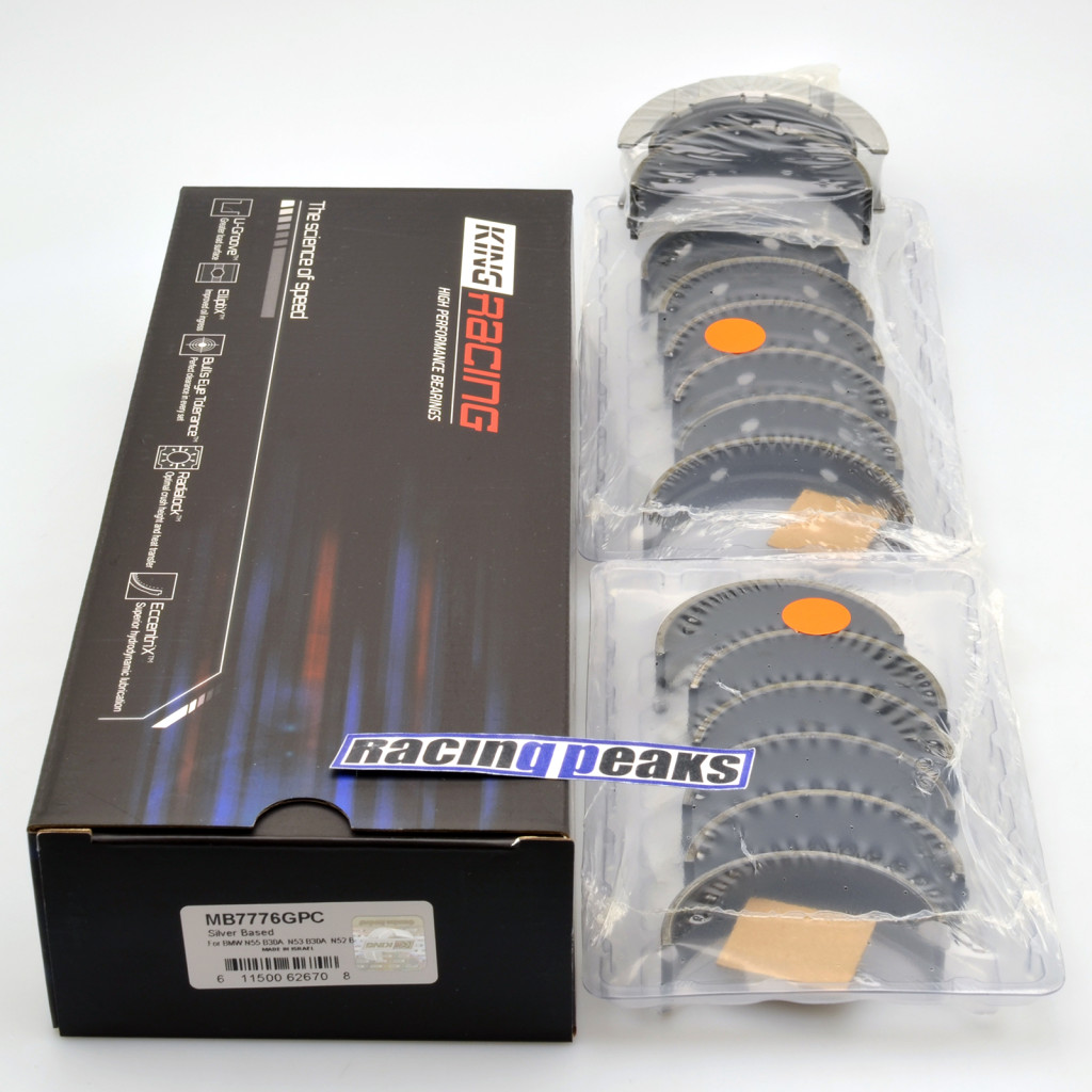 Coated main bearings fits BMW N54B30 N55B30 S55B30 335i M135i M235i M3 M4 3.0 24v