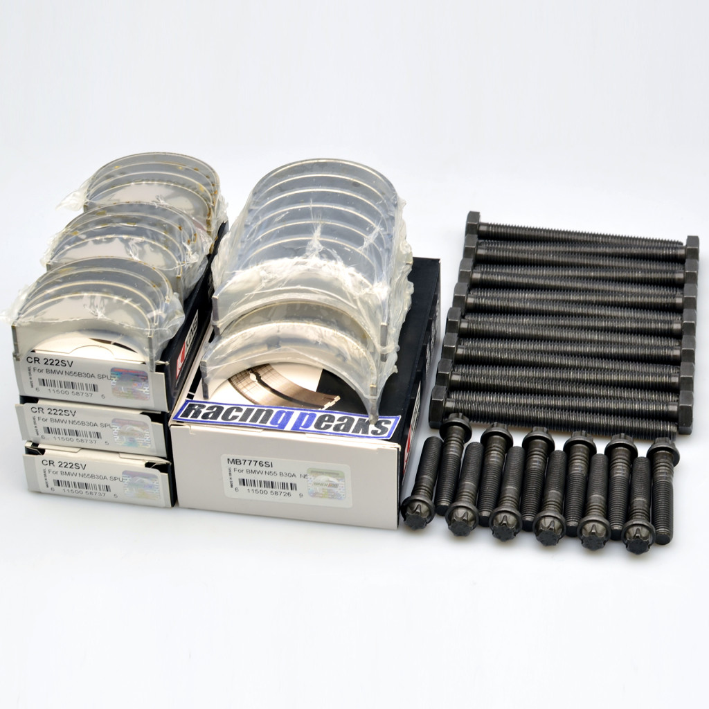 BMW 135i M135i M235i 335i 535i 640i N54B30 N55B30 rod main bearings bolt set