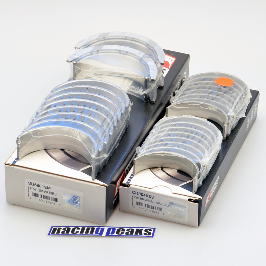 BMW M5 M6 550i 650i X5 50i N63B44 S63B44 05/2005-03/2011 rod & main bearings set