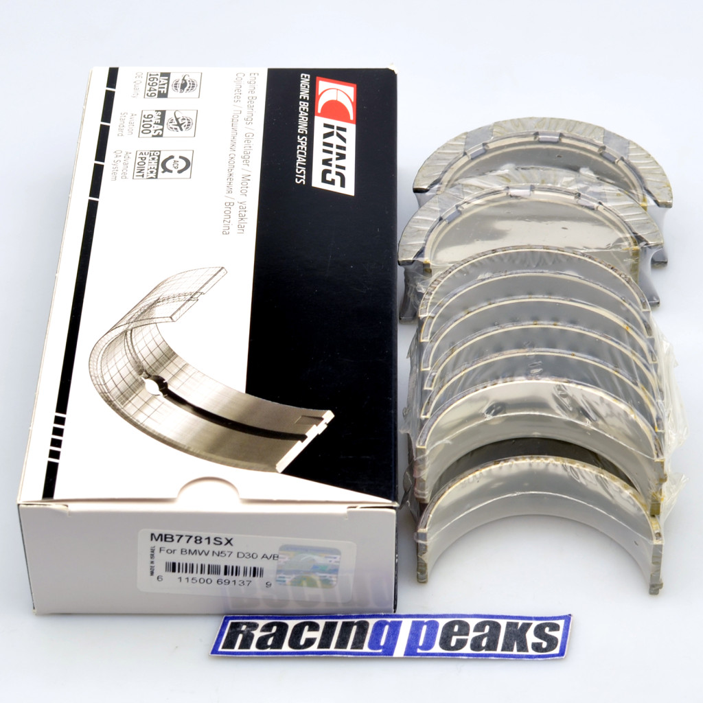 Main bearings fits BMW N57D30 330d 335d 430d 435d 530d 535d 730d X5 X6 30d