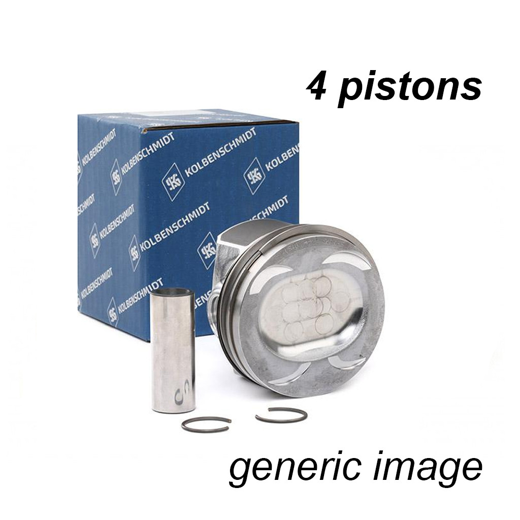 KS piston set 83.00 fits Mercedes C-E-GLE-GLK-200-220-250 Sprinter 2.1 OM651