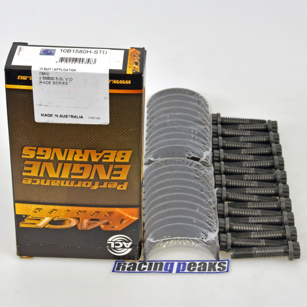 ACL Race 10B1580H rod bearings bolts fits BMW S85B50 M5 M6 5.0 E60 E63 E64