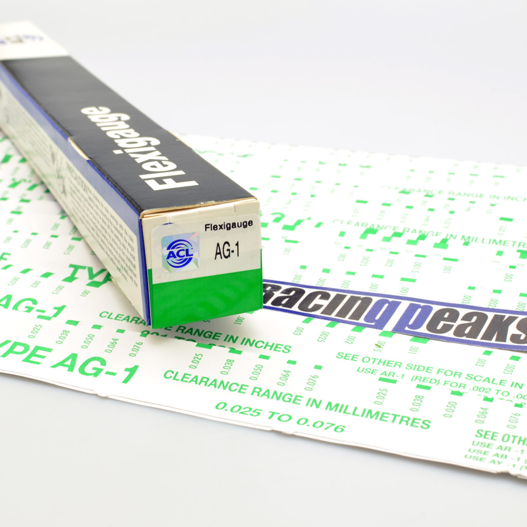 ACL AG-1 flexigauge plain bearings measuring tape .001-.003in -0.076mm