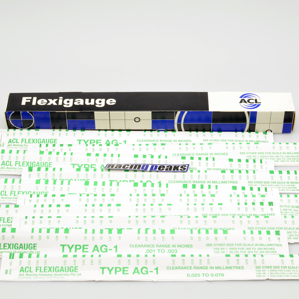 ACL AG-1 flexigauge plain bearings measuring tape .001-.003in -0.076mm