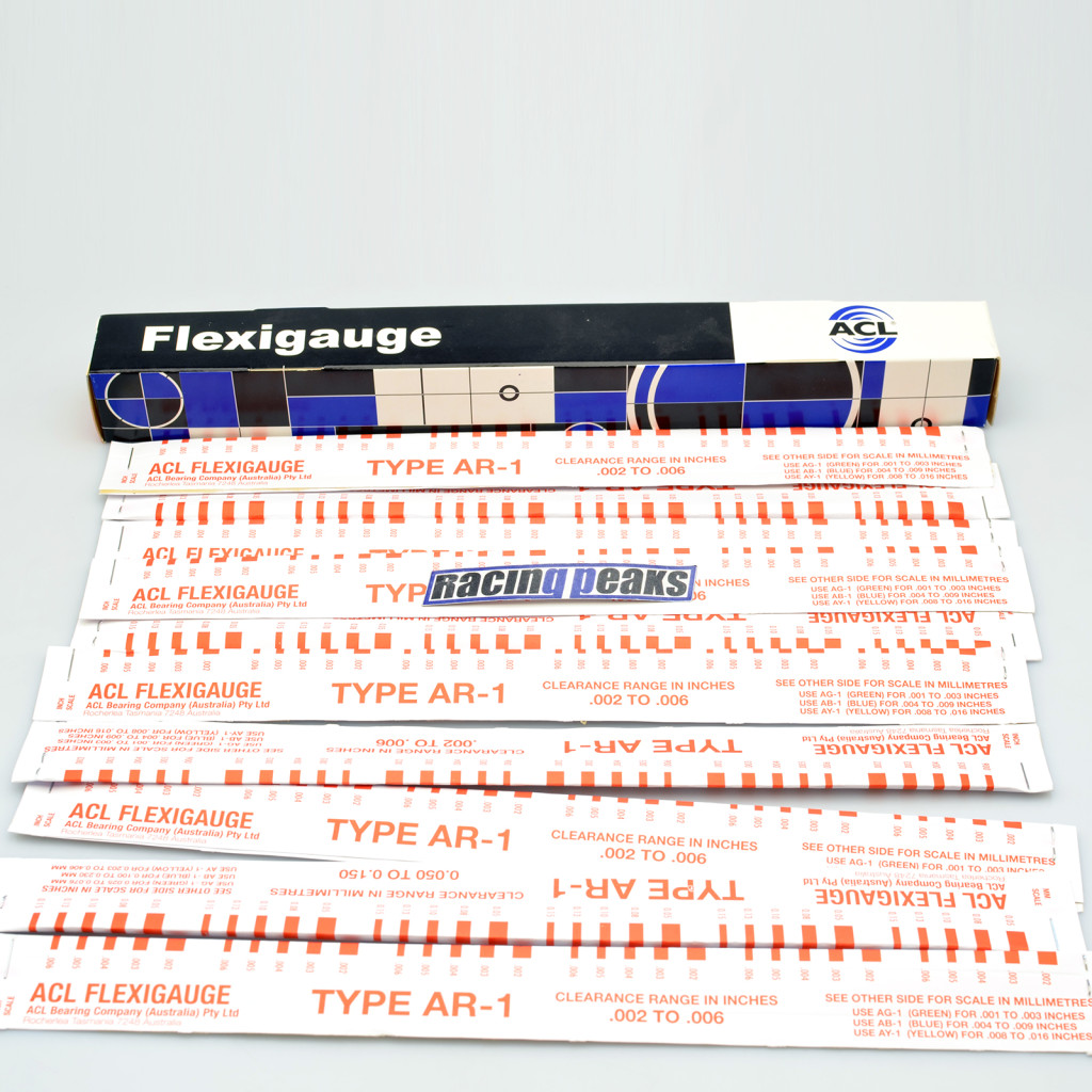 ACL AR-1 flexigauge plain bearings measuring tape .004-.009in 2-0.229mm