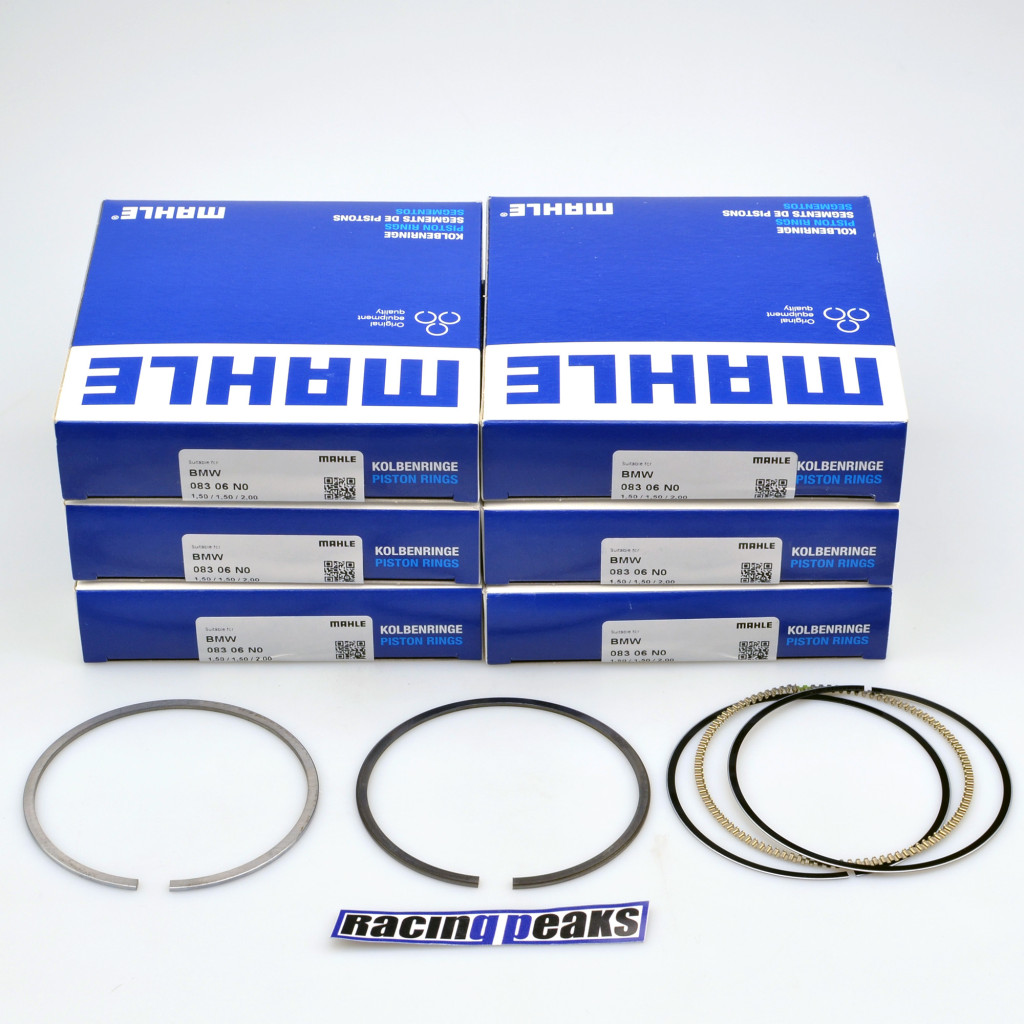 MAHLE piston rings x6 fits BMW M50B25 M52B25 M52B28 E36 E46 323i 328i 2.5 2.8