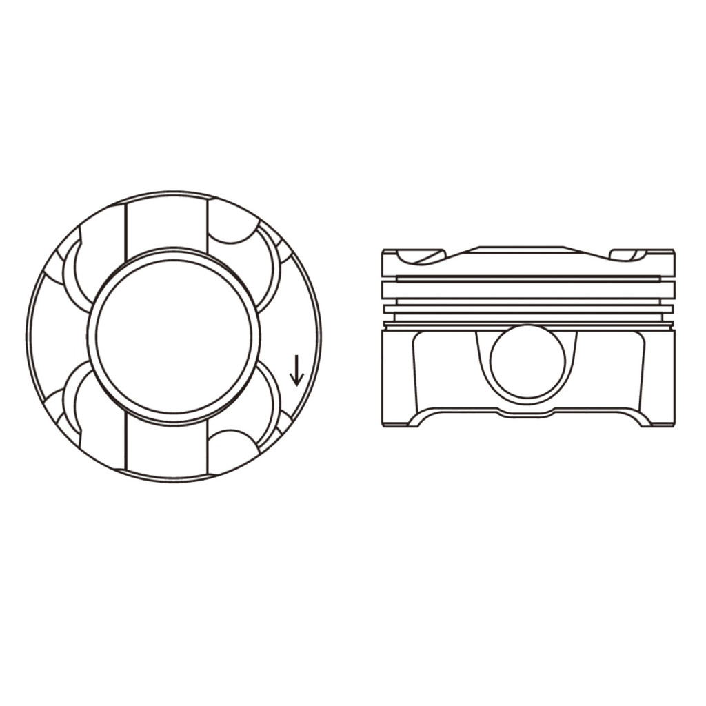 Piston set fits BMW 135i 335i 435i 535i Z4 X5 X6 Drive35i N54B30 N55B30 2009-