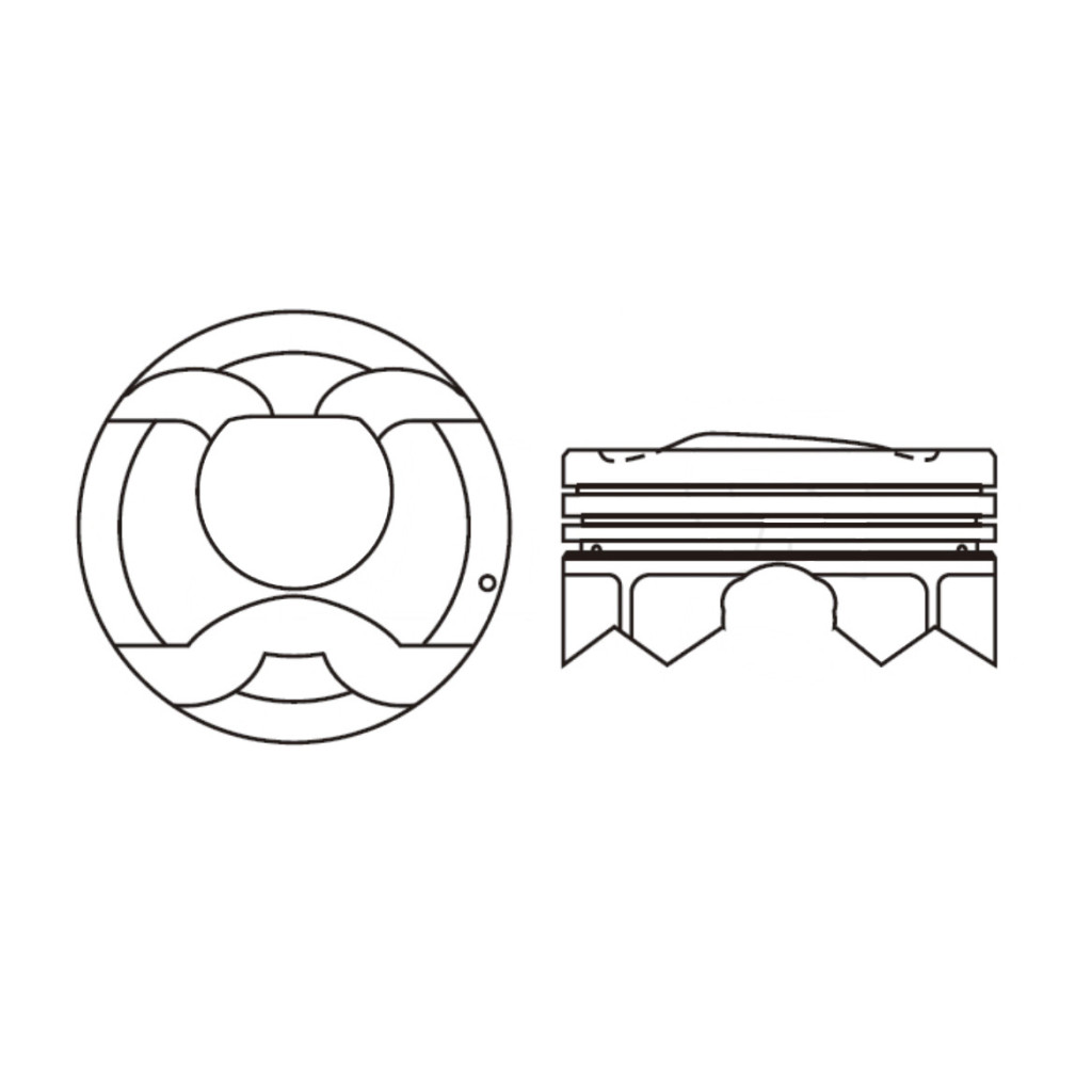 Piston set fits KIA Ceed Proceed Optima Soul Sportage 1.6GDI T-GDI G4FD G4FJ 11-