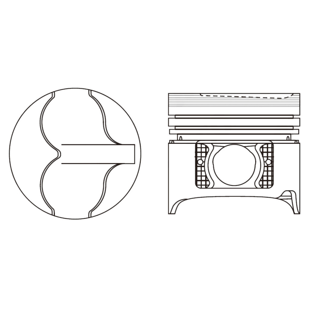 Piston set fits Nissan Patrol GR Y60 2.8 TD 1987-1998 RD28T