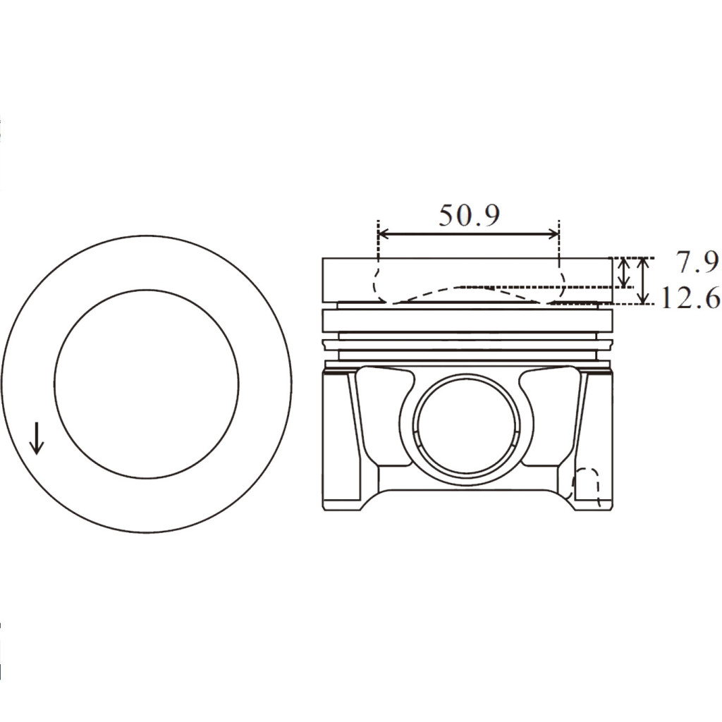 Piston set fits Audi A3 A4 A5 A6 Q5 2.0 TDi 16v 2007- CAHA CGLB CMGA