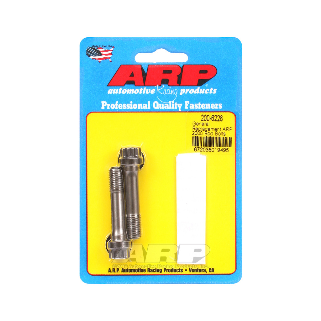 ARP Rod Bolt Kit 8pc 3/8x 0 ARP2000 200-6228