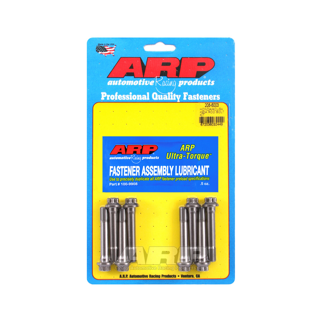 ARP Rod Bolt Kit fits Honda Acura RSX Civic Integra 2.0 2001-06 K20A 208-6003