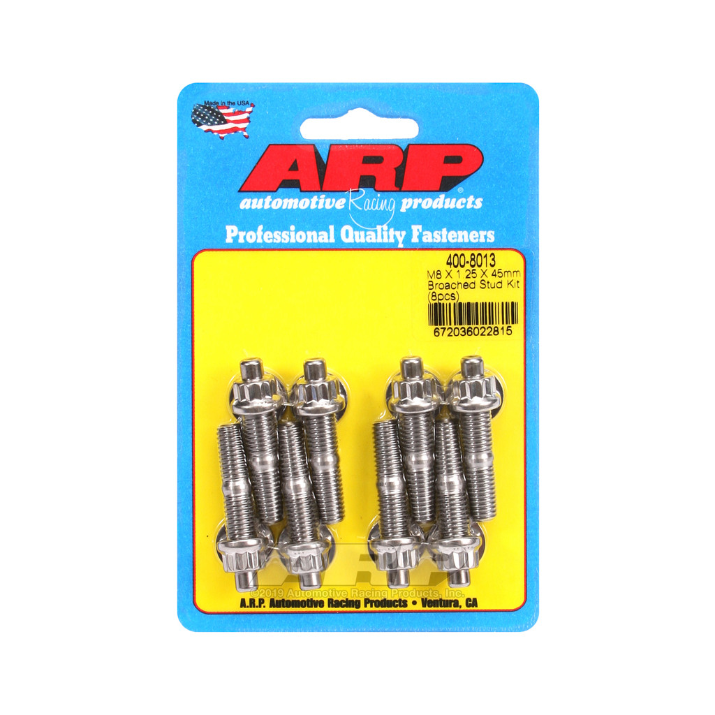 ARP Stainless Accessory Studs M8x1.25 45mm 8pcs