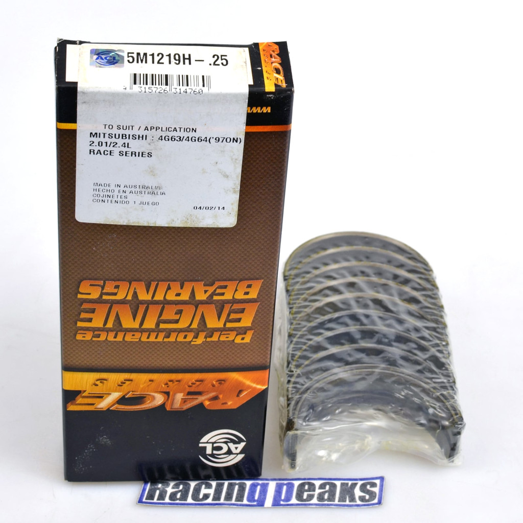ACL Race 5M1219H main bearings fits Mitsubishi 4G63 4G64 2.0 2.4 16v 1997-