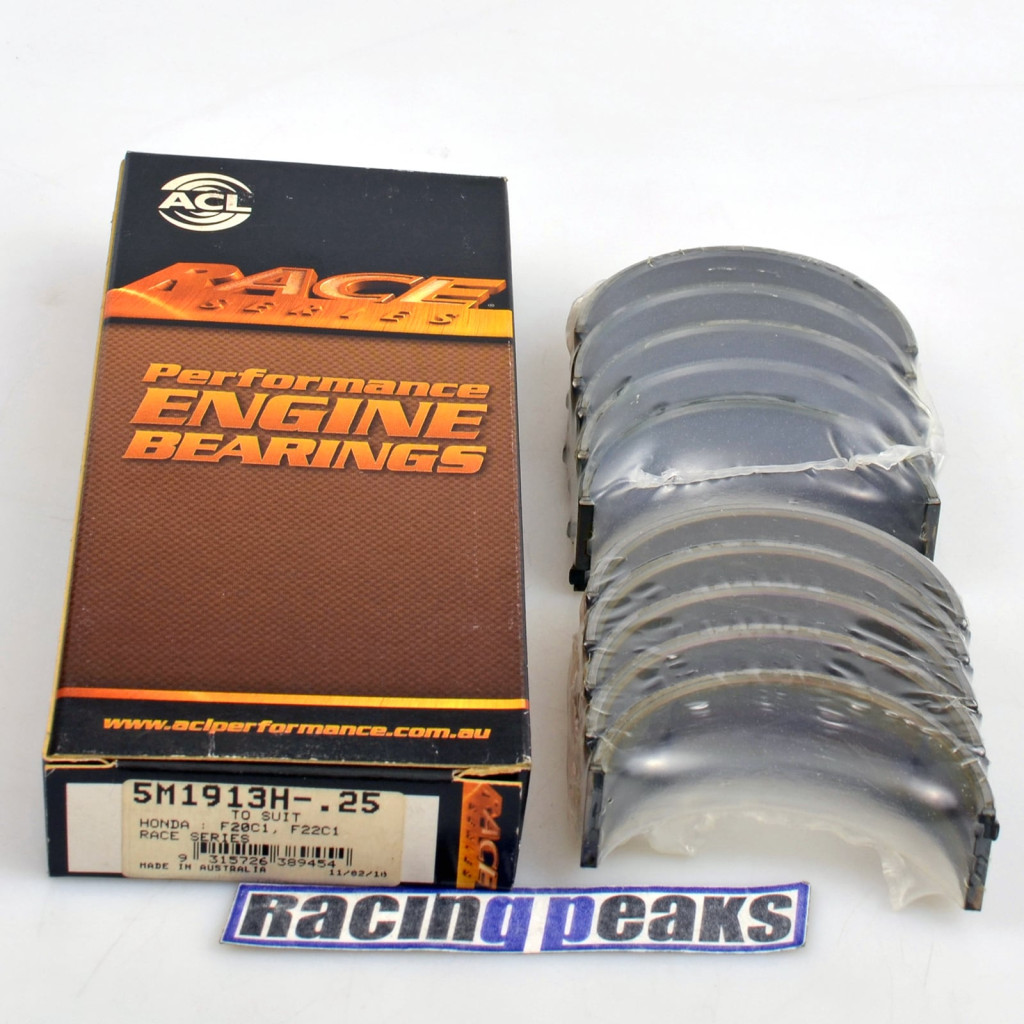 ACL Race 5M1913H main bearings fits Honda S2000 2.0 2.2 F20C1 F22C1 16v