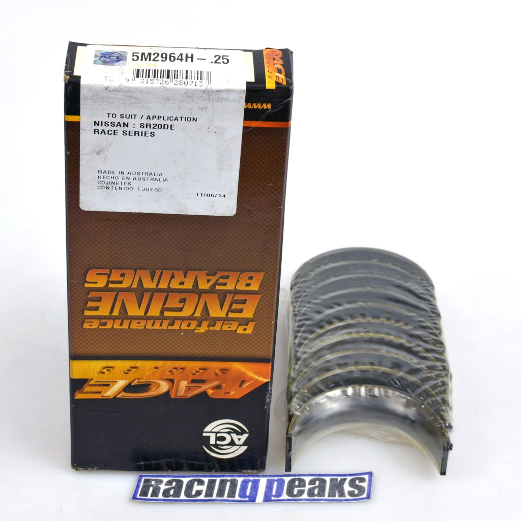 ACL Race 5M2964H main bearings fits Nissan SR20DE SR20DET Pulsar Silvia