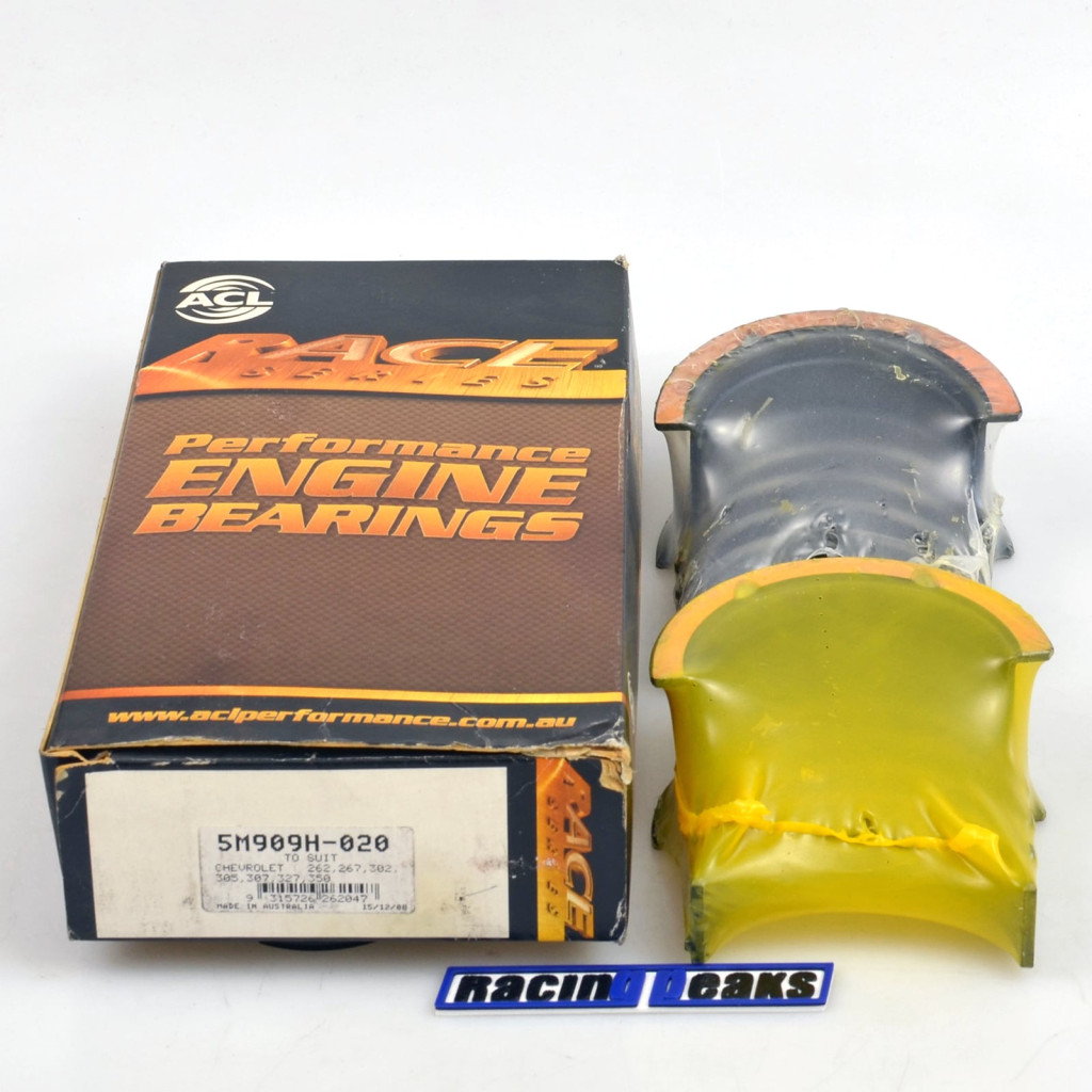 ACL Race 5M909H main bearings fits Chevrolet SB 262-267-302-305-307-327-350ci