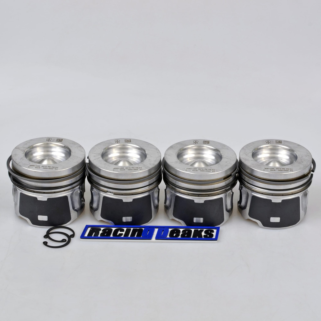 Piston set fits Volvo C30 S40 V40 V50 S60 V60 S80 1.6 D2 DRIVe 2010- D4162T DV6