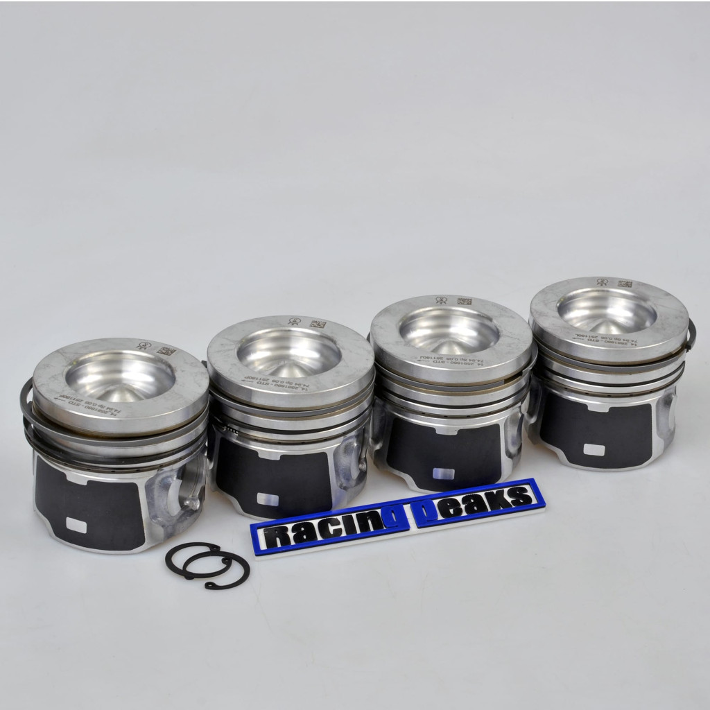 Piston set fits Ford B-Max C-Max Fiesta Focus 1.6 TDCi 8v 2010-20 Duratorq-TDCI