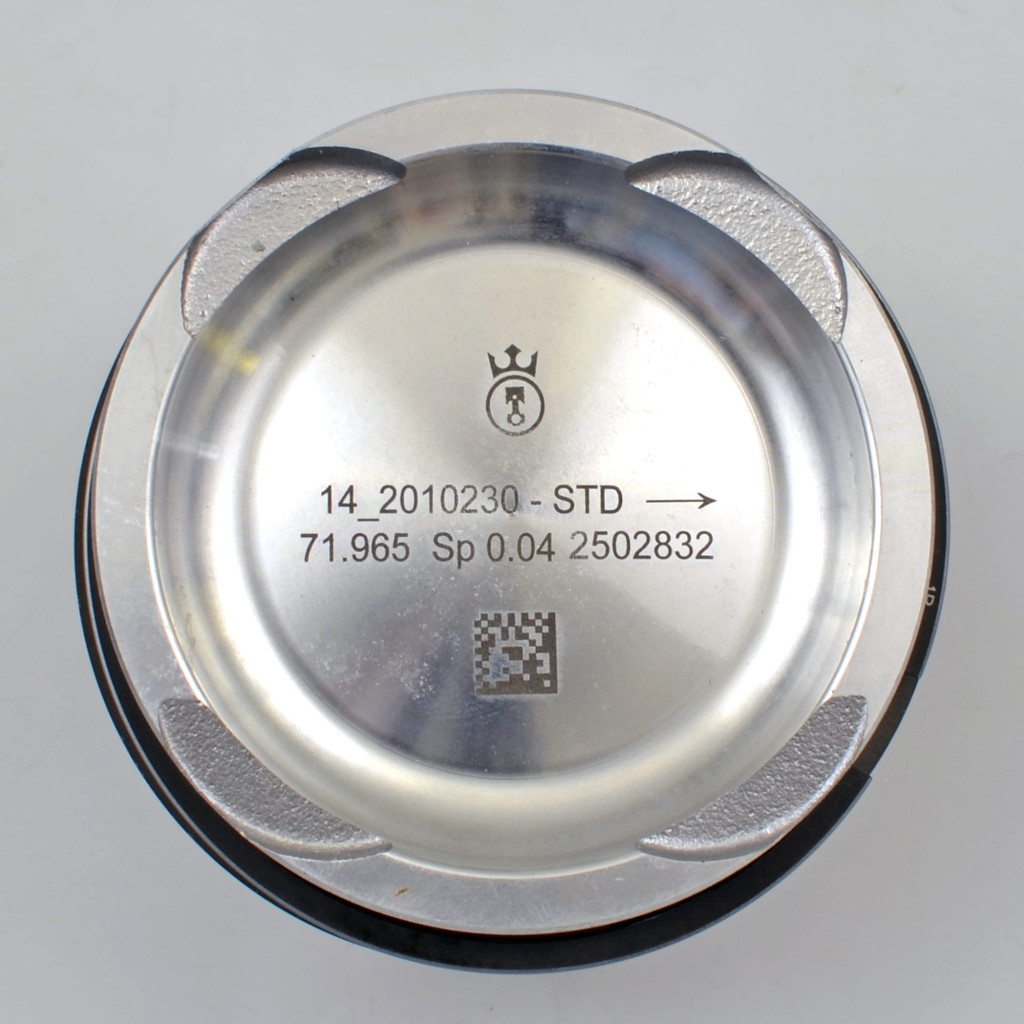 Piston set fits Abarth 500 595 695 1.4 Turbo 2007- 199A8000 312A3000 chamber 5.7