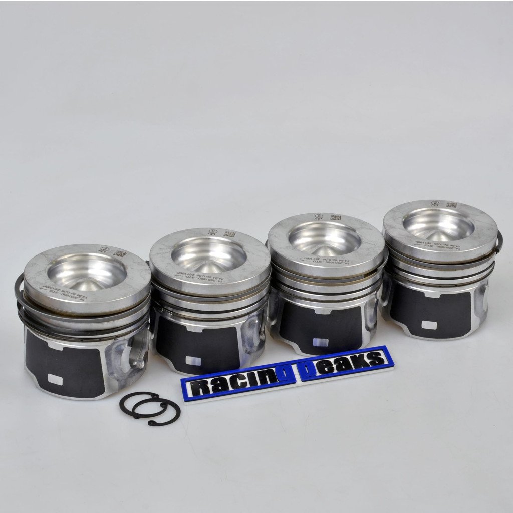 Piston set fits Ford B-Max C-Max Fiesta Focus 1.6 TDCi 8v 2010-20 Duratorq-TDCI