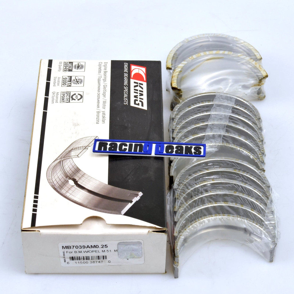 Main bearings fits BMW M20 M50 M52 M54 S54B32 325i 328i 330i 528i Z3 2.8 3.0