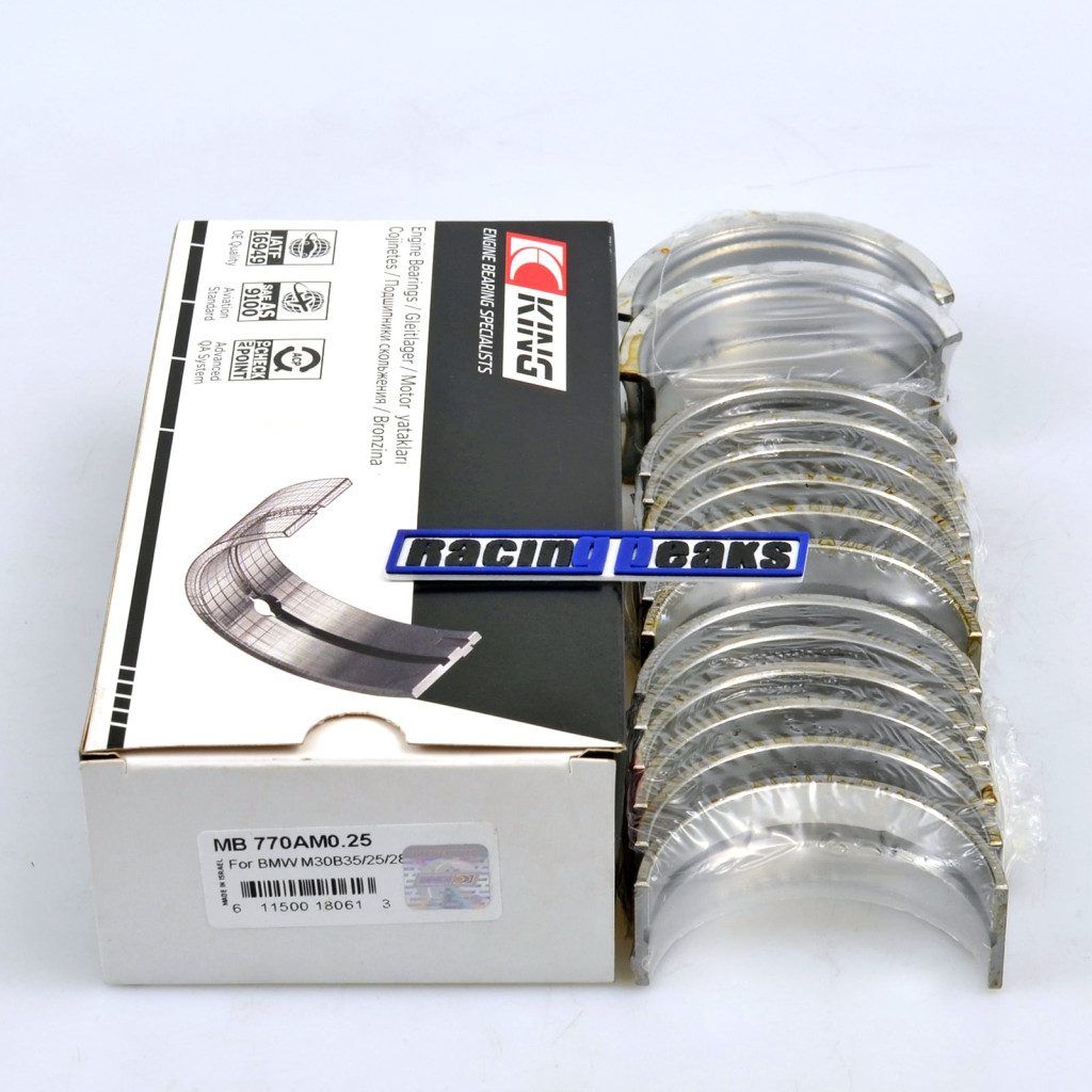 Main bearings fits BMW S38B38 S38B36 M5 M6 M635CSi E28 E34 E24 M30 1968-1995