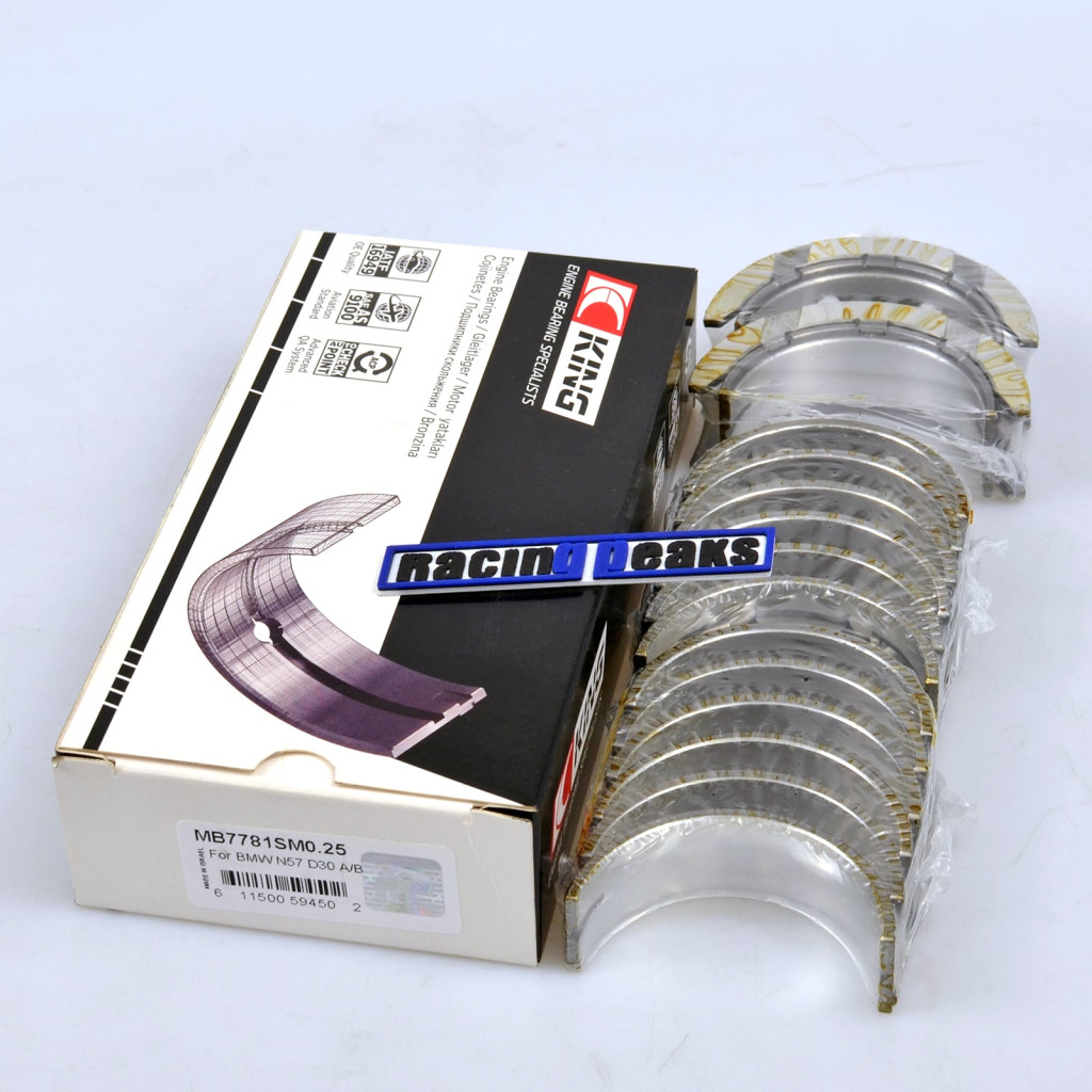 Main bearings fits BMW N57D30 325d 330d 335d 430d 435d 530d 535d X5 X6 30d